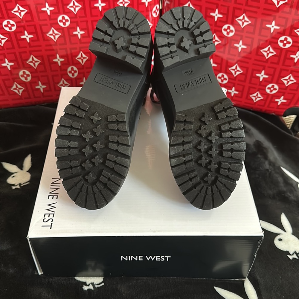 BLING Nine West black SEXY HEEL BOOTS💖 - Picture 5 of 6
